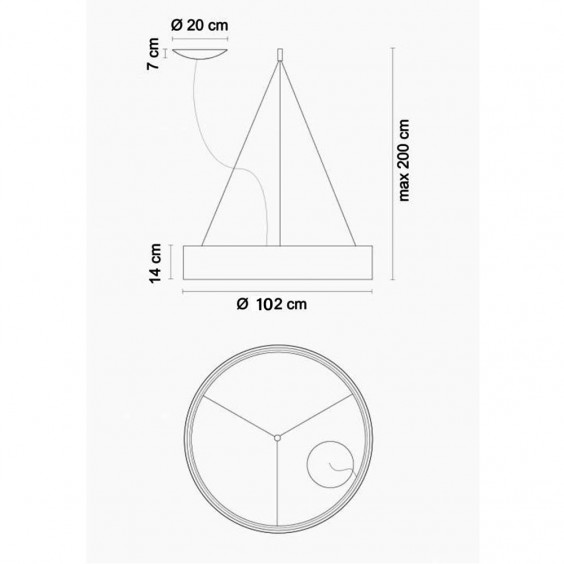 Egoluce Radar pendant lamp - Agof Store