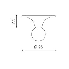 Luna Lampada a soffitto Egoluce - AGOF Store Luna Lampada a soffitto Egoluce - AGOF Store