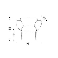 Driade Elisa Sessel - Agof Store Driade Elisa Sessel - Agof Store