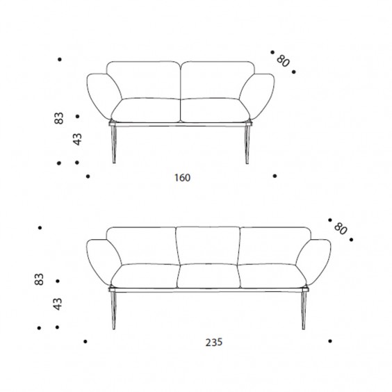 Driade Elisa Sofa - Agof Store