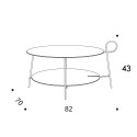 Driade Carmina Round Coffee Table - Agof Store