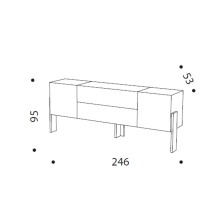 Ziqqurat Basso mobile contenitore Driade - Agof Store