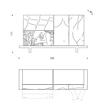 Driade Ercole e Afrodite 2 Aufbewahrung - Agof Store