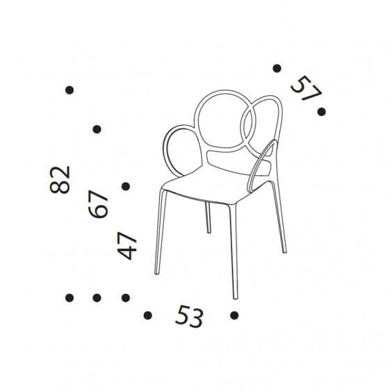 Sissi poltroncina Driade - Agof Store