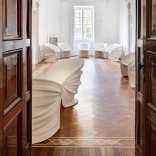 Driade Modesty Veiled Outdoor Armchair - Agof Store