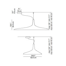 Soleil Noir Lampada a sospensione LucePlan - Agof Store