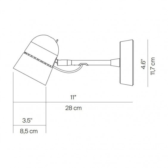 LucePlan Counterbalance spot Wand- Deckenleuchte - Agof Store