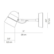 Counterbalance spot Lampada da parete soffitto LucePlan - Agof Store