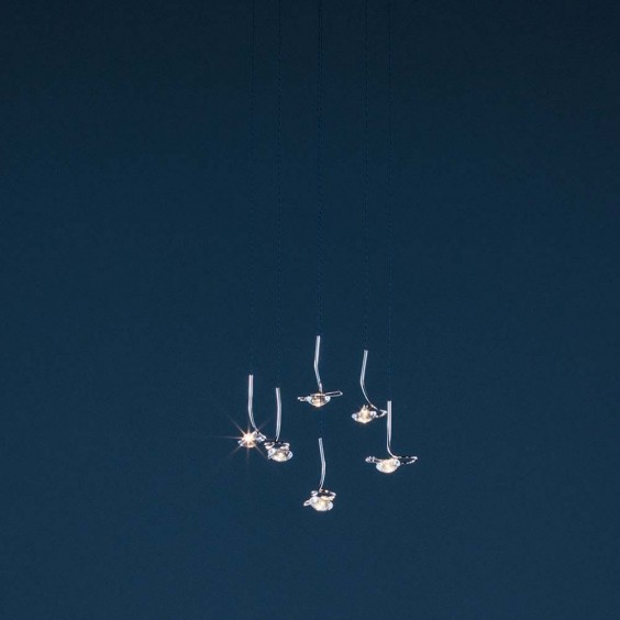 Jackie O Chandelier 6/9/12 Lampada a sospensione Catellani & Smith - Agof Store