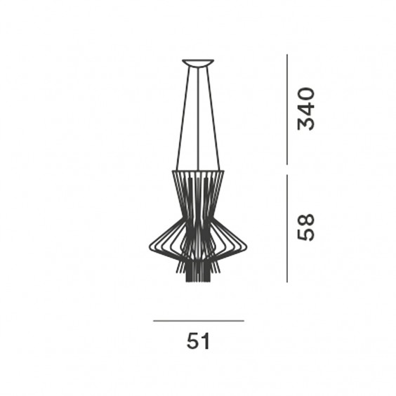 Allegretto Ritmico Lampada a sospensione Foscarini - Agof Store