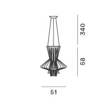 Allegretto Ritmico Lampada a sospensione Foscarini - Agof Store Allegretto Ritmico Lampada a sospensione Foscarini - Agof Store