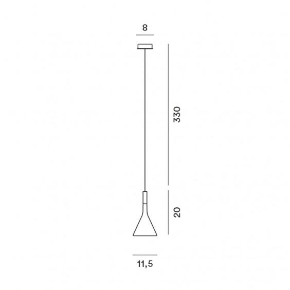 Aplomb Mini Lampada a sospensione Foscarini - Agof Store