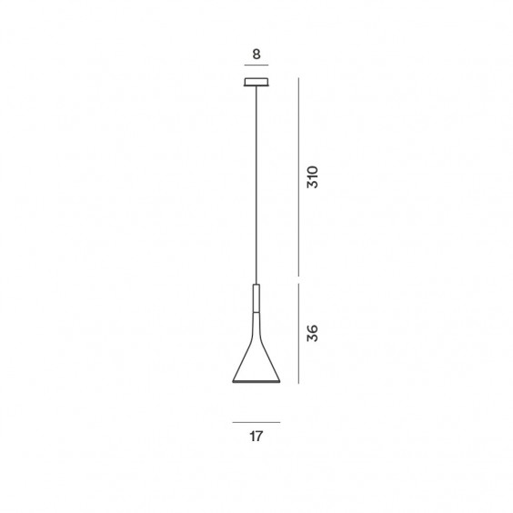Aplomb Lampada a sospensione Foscarini - Agof Store