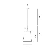 Foscarini Birdie Pendelleuchte - Agof Store