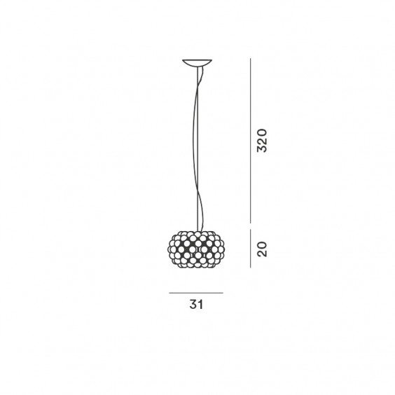 Foscarini Caboche Plus piccola pendant lamp - Agof Store