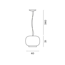 Chouchin Reverse Lampada a sospensione Foscarini - Agof Store