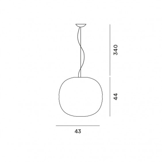 Gem Lampada a sospensione Foscarini - Agof Store
