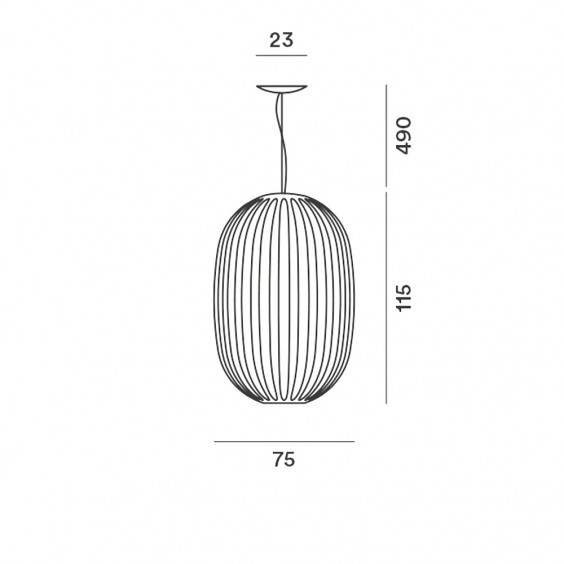Foscarini Plass Grande pendant lamp - Agof Store