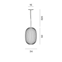 Plass Media Lampada a sospensione Foscarini - Agof Store