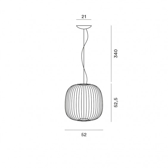 Spokes 2 Lampada a sospensione Foscarini - Agof Store