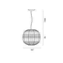 Foscarini Tartan Pendelleuchte - Agof Store