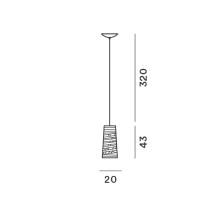 Foscarini Tress Mini Pendelleuchte - Agof Store Foscarini Tress Mini Pendelleuchte - Agof Store