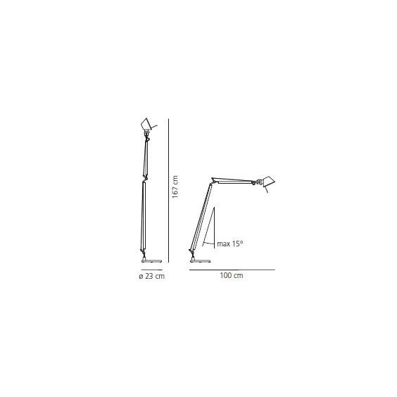 Artemide Tolomeo Led Lampada da lettura - Agof Store