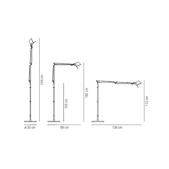 Artemide Tolomeo Led floor lamp - Agof Store