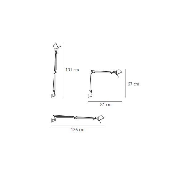 Artemide Tolomeo Led wall lamp - Agof Store