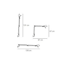 Artemide Tolomeo Led Wandleuchte - Agof Store