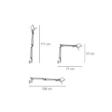Artemide Tolomeo Mini Led Wandleuchte - Agof Store