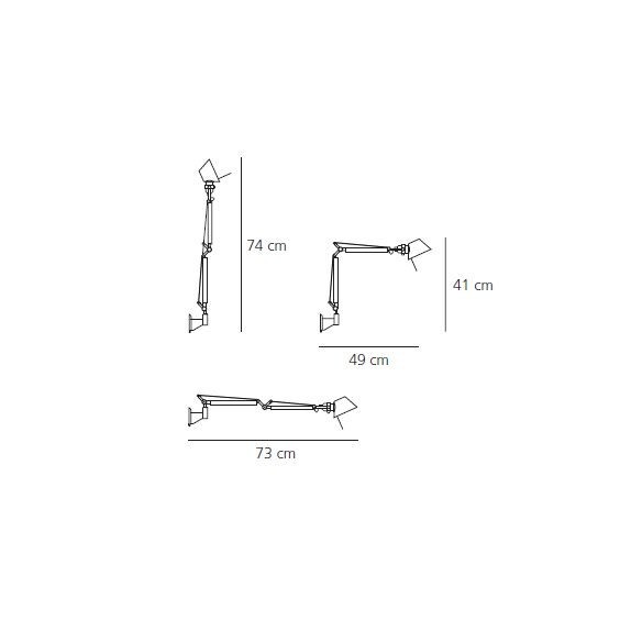 Artemide Tolomeo Micro Led Wandleuchte - Agof Store