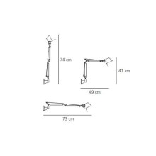Artemide Tolomeo Micro Led Lampada da parete - Agof Store Artemide Tolomeo Micro Led Lampada da parete - Agof Store