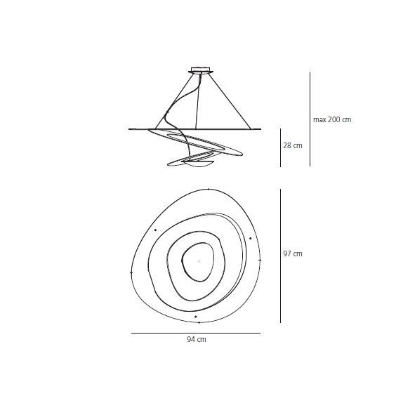 Artemide Pirce Led Pendelleuchte - Agof Store
