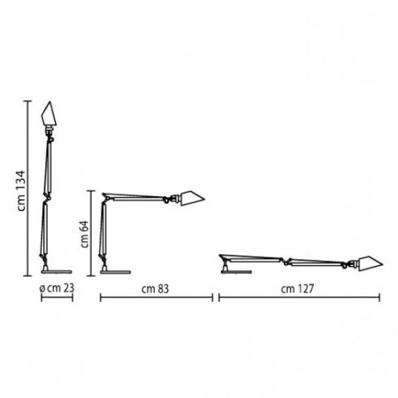 Artemide Tolomeo Led table lamp - Agof Store