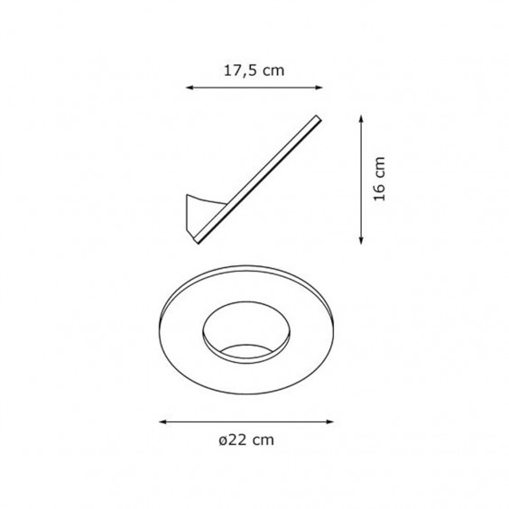 Cini & Nils Passepartout wall ceiling lamp - Agof Store
