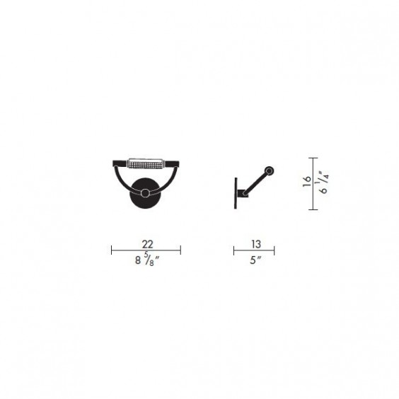 Cini & Nils Gradi Mini Led Wandleuchte - Agof Store