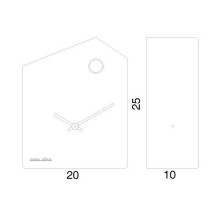 Progetti Cucuchic 1927 cuckoo clock - Agof Store