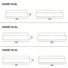 Gervasoni Ghost 80 L Bett - Agof Store Gervasoni Ghost 80 L Bett - Agof Store