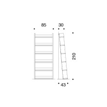 Danese Milano Gran Livorno 5° Bookshelf - Agof Store Danese Milano Gran Livorno 5° Bookshelf - Agof Store
