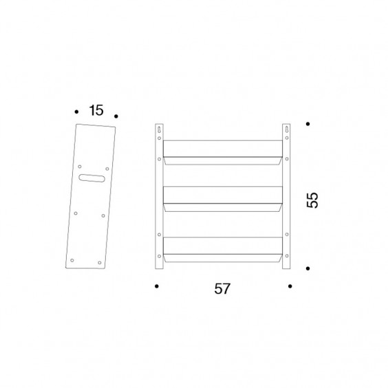 Danese Milano Livorno 60 Bookshelf - Agof Store