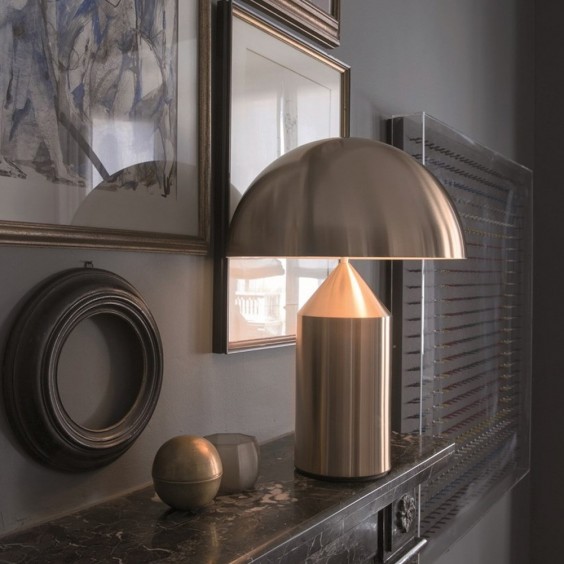 Oluce Atollo Oro table lamp - Agof Store