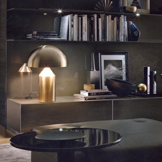 Oluce Atollo Oro table lamp - Agof Store
