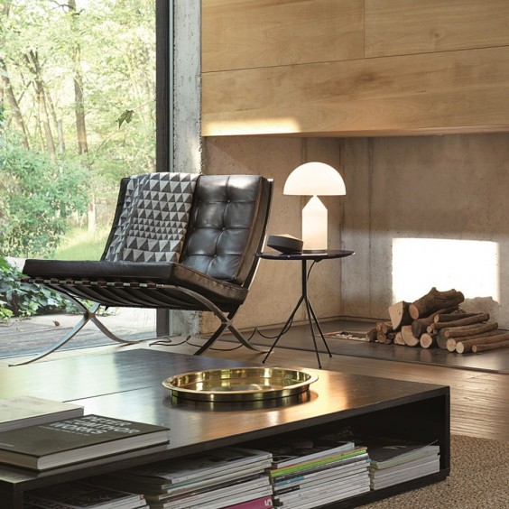 Oluce Atollo Glas Tischleuchte - Agof Store