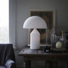 Oluce Atollo Glas Tischleuchte - Agof Store