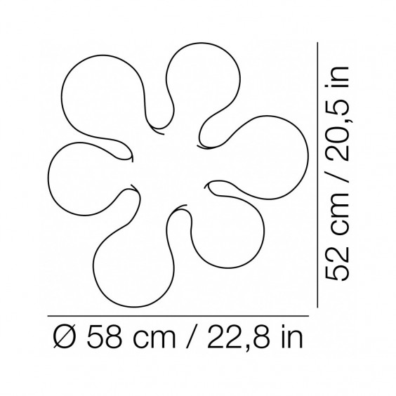 Kdln Atomium table floor lamp - Agof Store