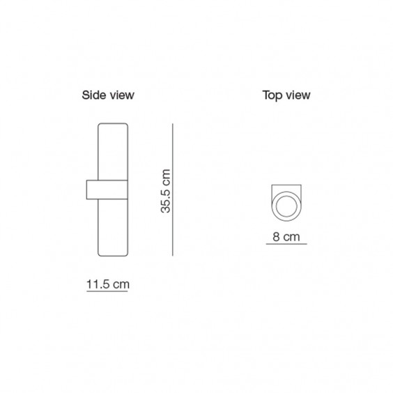 Kdln Pastilla wall ceiling lamp - Agof Store