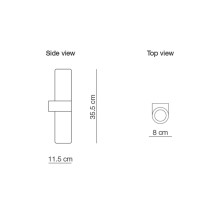 Kdln Pastilla wall ceiling lamp - Agof Store