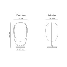 Lannà Lampada da tavolo Kdln - Agof Store