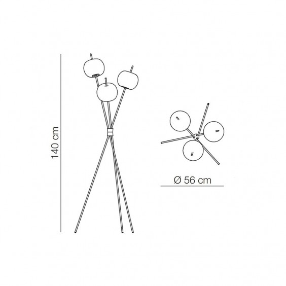 Kdln Kushi floor lamp - Agof Store